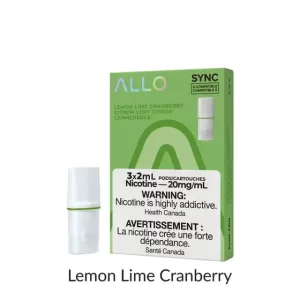 Allo Sync Pod Pack Lemon Lime Cranberry